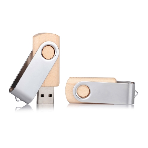 Capac pivotant din lemn de 16 GB Memory Stick USB