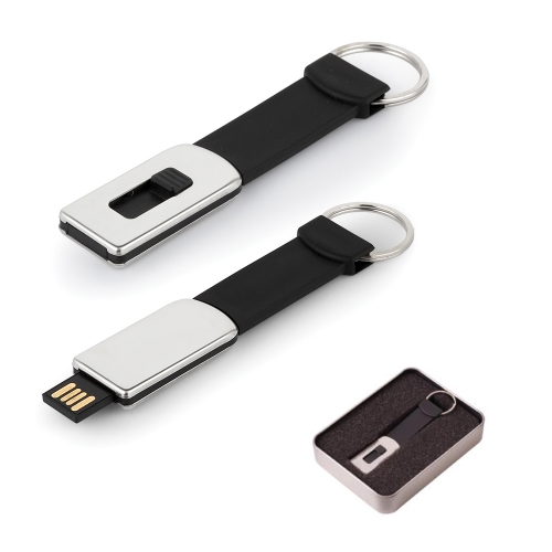 8 GB metallnyckelring USB-minne