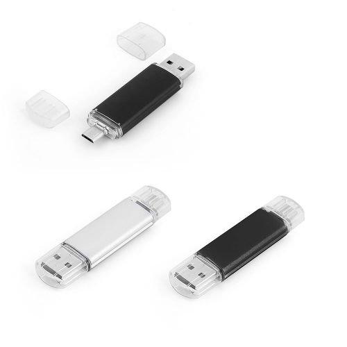 Memorie USB metalic─â de 16 GB OTG activat─â